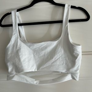 White cropped cami top